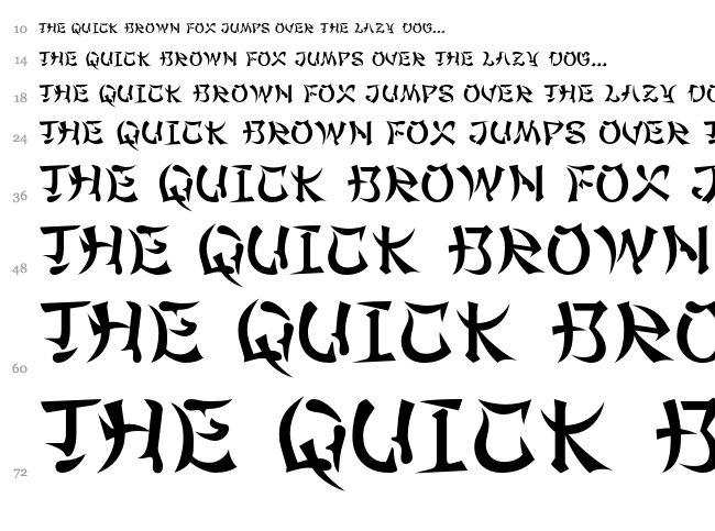Maximage Gimbadong font waterfall